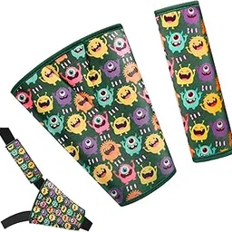 AMUSEPROFI Super Soft Car Seat Straps Pad Set for Kids, Kids Plush Seatbelt Shoulder Pad Set, Enhance Comfort, Cute Seat Belt Cushion for Children, Universal Fit Car Seat Strap Covers for Boys Girls-picture-25