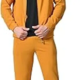 Men Solid Stylish Zipper Open Full Sleeve Tracksuits (Pack of 1)-picture-39