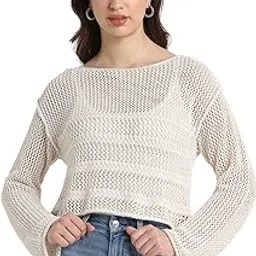 american eagle Women's Cotton Blend Casual Sweater-picture-34