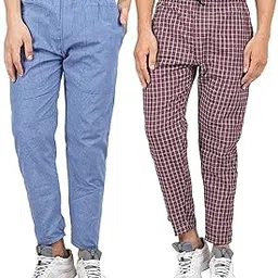 Men's Cotton Checkered Pajama,-picture-11