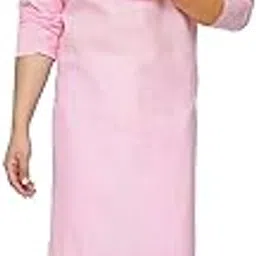 emlovz Men's Cotton Blend Regular Fit Kurta Only (XX-Small, Baby Pink)-picture-24