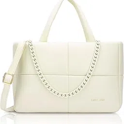 lavie luxe Women's Puff Small Solid Tote Handbag for Women | Tote Bag for Work | Ladies purse | Stylish Shoulder Bag | Ladies Gift-picture-10