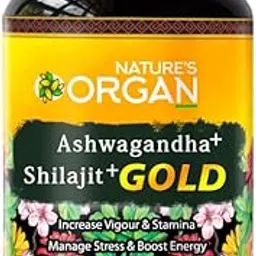 Nature’s Organ Ashwagandha Shilajit Gold Capsules for Stamina, Energy & Stress Relief | Ayurvedic Herbal Supplement with Swarn Bhasm, Kaali Musli, Triphala & Grit Kumari | 60 Capsules-picture-21