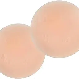 jenibri Silicone Nipple Cover Bra Pad - Adhesive Reusable Nipple Pads - Thin Silicone Nipple Cover Pasties 1 Pair Multicolour-picture-16