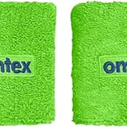 omtex Cotton Terry Wrist Band, Knitted Elastic Style – 3 Inches Width, Pack of 2 Units, Green Color, Soft Sweat Absorbent Sports Band for Gym, Badminton, Tennis – Durable & Comfortable-picture-20