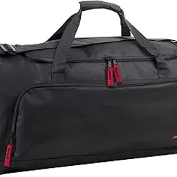 trail maker Lightweight Canvas Duffle Bags for Men & Women for Traveling, The Gym, and as Sports Equipment Bag/Organizer (Black 2)-picture-43