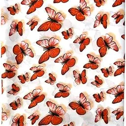 generic Khushboo Women's Multicolor Printed Crepe Unstitched Fabric (5 Meters) for Kurti, Gown, Skirts, Shirts, and Palazzo Dressmaking-picture-14