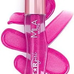 Mila Beauté Star Girl Lip Gloss | Plump Lips & High Shine with Peptides, Collagen & Micro Shimmers I Light Weight (Stardust)-picture-55