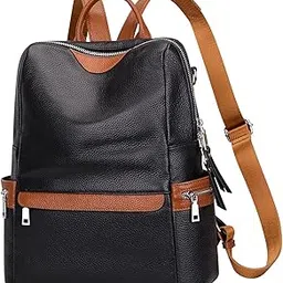muchova Vegan Leather Backpack Purse for Women Large Convertible Shoulder bag Ladies Crossbody Bag for office College Travel Fashion Crossbody Backpack for Women Color White-picture-16