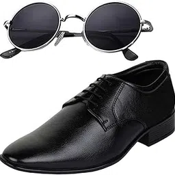vitoria Stylish Men's Synthetic Leather Formal Shoes with Free Unisex Black Sunglasses/Office Shoes/Suit Shoes/Dress Shoes/Party Shoes-picture-20