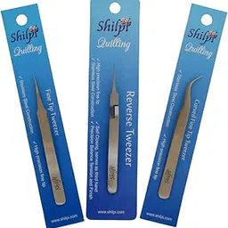 Shilpi Essential Craft Tweezers Set of 3-picture-21
