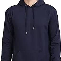 gyrfalcon Solid, Regular Fit, Cotton Fleece Blend, Hooded Sweatshirt Pullovers for Men & Women(Pack of 1)-picture-11