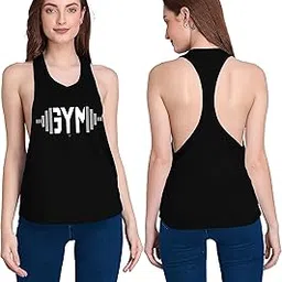 the blazze Women's Cotton Printed Sleeveless Racerback Yoga Tank Top Loose Fit Fitness Tank Top-picture-54