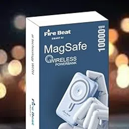 Fire Beat MagSafe Compatible Wireless Powerbank, 10000mAh Magnetic Battery Pack, 15W Fast Wireless Charging, Smart AI Power Optimization, Type-C Input/Output, Portable Slim Power Bank for iPhone-picture-17