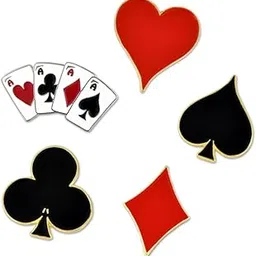pinmart Playing Card Suit Enamel Lapel Pin-picture-51