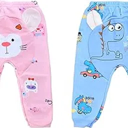 the little lookers Kids Winter Wear/Warm Pyjamis/Woollen leggings with inside Fleece layer | Pyjamas/Diaper Pants for babies (Print may vary)-picture-15