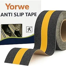 Anti Slip Tape for Stairs Waterproof – Non-Skid Safety Gripper Tape for Home Steps, Glow in the Dark Floor Stickers, Anti Skid Tape (50MM x 5 Meter) (Black and Gray)-image-37