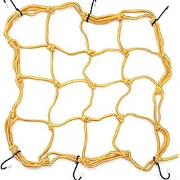 Speedwav 30 X 30CM 6 HOOK MOTORCYCLE LUGGAGE ELASTIC NET MOTOR BIKE BIKE CARGO BUNGEE CORD Yellow Model_No.LSWMS142-image-36