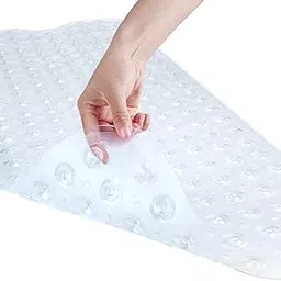 Party Propz Anti Skid Mat for Bathroom Floor - 1Pc 100 x40 Cm Shower Mats for Bathroom Anti Slip | Waterproof Bathroom Mat | Anti Slip Mat for Bathroom Floor | Bathroom Anti Skid Mats for Bathing Area-picture-34