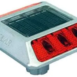 WTH solar road stud red color light size:- 135x105x25mm leg : 50mm image 1