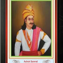 Shri ashok Samraat ji photo frame Painting Hanging Photo Frame Decorative Item for Living Room, Home Decor and Wall Decoration (18x12inch-image-94