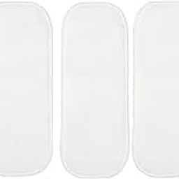 Tinny Tots Pack of 5 White Bamboo Charcoal Inserts Liners Pads(5 Layers) Wetfree Washable Reusable Adjustable Cotton Diaper Nappy Inserts Natures Cloth Diaper Liners For Baby Reusable Cloth Diapers(0-24 Months)-picture-13