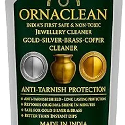 OrnaClean 4-in-1 Metal Cleaner for Gold, Silver, Brass & Copper | Non-Toxic, Eco-Friendly & Anti-Tarnish Formula | Instant Shine, Scratch-Free Polish for Jewellery, Idols &Utensils(500 ml)-image-17