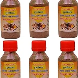 Gramina Babool Tooth Powder for Teeth Whitening, Removes Bad smell, Teeth Strengthening 25gms Pack of 6-picture-10
