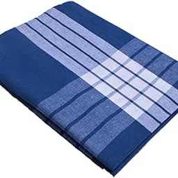 THARUNSHA ELITE 100% Cotton Hospital Bedsheet/Hospital Blanket/Hotel Bedsheet/Home Use Single Size Blanket - (60 Inch 90 Inch) Blue Set of 1, Fade Resistant-picture-44