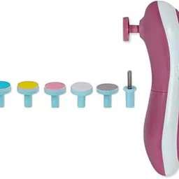 Drumstone ( 15 Years Warranty ) 6-in-1 Portable Baby Nail Clipper Set with LED Light and 2-Speed Switch, Electric Nail Trimmer for Newborns, Infants, and Adults with Callus Removal Tool-image-29
