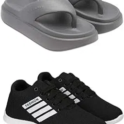 zenwear Extra Soft Classic Casual wear with Flexibility Technology Flip Flop Combo for Women's/Girl's(6110+1708)()-picture-32