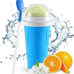 Quick Frozen Magic Squeeze Cup, Maker DIY Slushy Maker Squeeze Cup, Double Layer Squeeze Slushy Maker Cup for Summer DIY Milk Shake Ice Cream Maker-picture-10