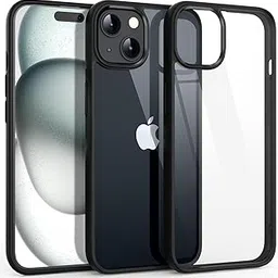 CZARTECH Native Back Cover for iPhone 13 Case (Scratch Proof | TPU + Tough Polycarbonate Back I 6 ft Drop Protection Tested I Black - Transparent I No Yellowing)-image-78