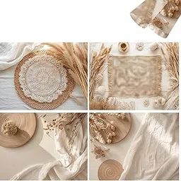 2 Sheet 2 in 1 Product Photography Backdrop 3D Flat Lay Tabletop Double-Sided 16x22 Photo Background PVC Wrinkle Free for Small Products Food, Cosmetics Shoot (Combo 8)-picture-11