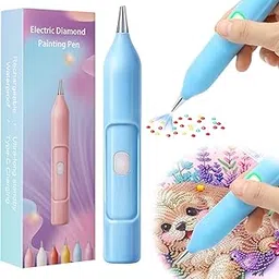 Electric Diamond Painting Pen,Wireless Vacuum Diamond Painting Pen with Rechargeable Efficient,No Wax Needed Diamond DIY Painting Tools,Gift for Dimond Art Fans-Blue-picture-12