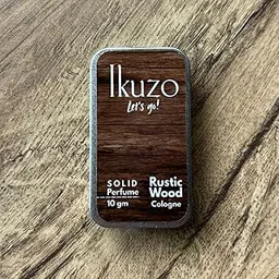 Ikuzo Rustic Wood Solid Perfume, Natural Woody Scent, Concentrated Long-lasting Formula, Portable Compact Form, 10g-picture-28