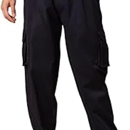 uzarus Men's Cargo Track Pant for Men || Track Pants || Plain Men Cargo Pants Cotton || Cargo for Mens-picture-40