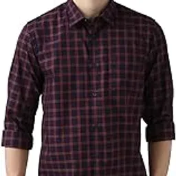 peter england Men Cotton Premium Checkered Full Sleeve Slim Fit Casual Shirt-picture-39