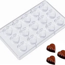 Homebakersmart Heart Leaf Polycarbonate Chocolate Mould, 15 Cavities-picture-16