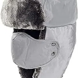vinson Trapper Hat Warm Hat Windproof Earflap Face Mask Winter Hat for Womens & Mens Boys & Girls-picture-43