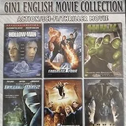 6 in 1 English Movie Collection (Hollow 1, 2, Fantastic Four 1, 2, Hulk 1, 2) DVD-picture-21