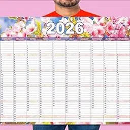 VP1205 Year planner 28x19.5" single sheet big year planner 2026-picture-28