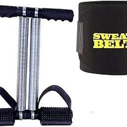 RKR Tummy Trimmer with Sweat Belt for Men and Women Free Size Ab Exerciser��(Multicolor)-picture-28