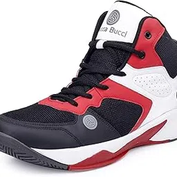 bacca bucci Men's Wager Basketball Shoes with Natural Rubber Sole & Breathable Upper-picture-39