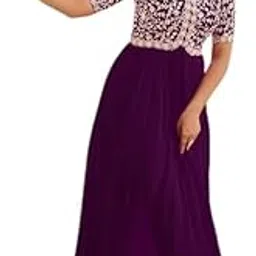 a three hub Women's Georgette Traditional Outfit Dress Designs, Stylish Party Dresses Gown-picture-40
