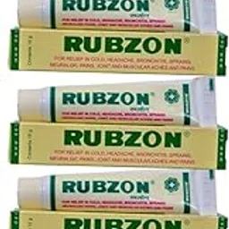 J & J DeChane - Rubzon Ointment - Cold Balm - 15gm x 5-picture-30