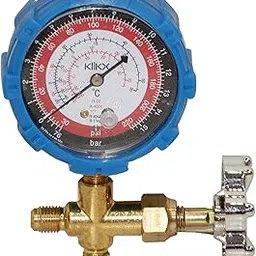 Digital Craft 220PSI Air Conditioner Manifold Digital Pressure Gauge Valve Pressure Gauge Refrigeration Fluorine Tool Table R404 R22 R12 R134 Refrigerant Filling-picture-43