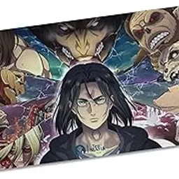 Tee Mafia AOT - Anime Series Mouse Mat - Printed Large Extended XXL Mouse Pad for Laptop, Desktop, PC for Gaming Table Mat - Anti-Skid Rubber - [11 x 23in] - Pack of 1 (D6)-picture-24