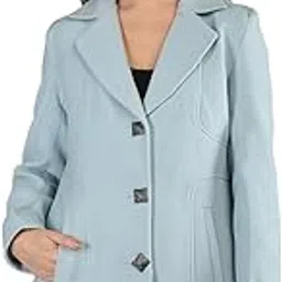 honnete Regular Fit Solid Long Sleeves Button Closer Women Coat For Winter-picture-11