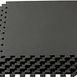 We Sell Mats 3/8 Inch Thick Multipurpose Exercise Floor Mat with EVA Foam, Interlocking Tiles, Anti-Fatigue for Home or Gym, 24 in x 24 in-picture-57